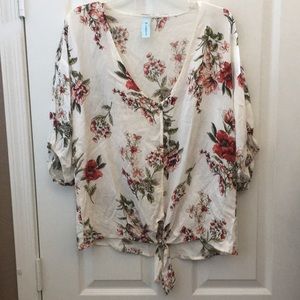 FINAL MARKDOWN M. Fasis tie front top large